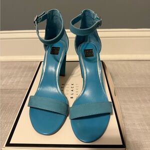 White House Black Market Vibrant Blue Heels